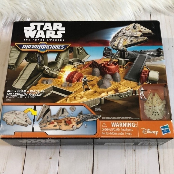 Hasbro Other - Star Wars The Force Awakens Micromachines Falcon Playset. Sealed